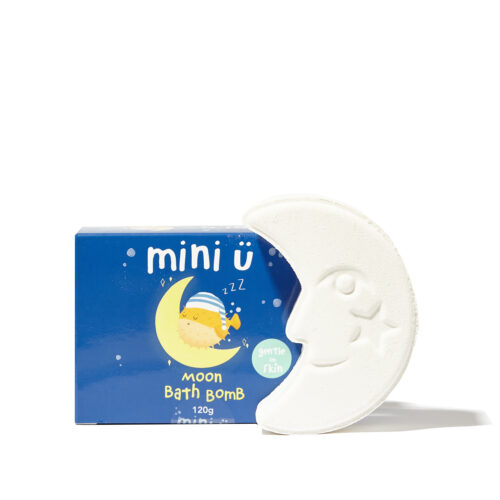 kids moon bath bomb and box